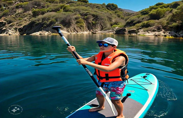 paddle boarding